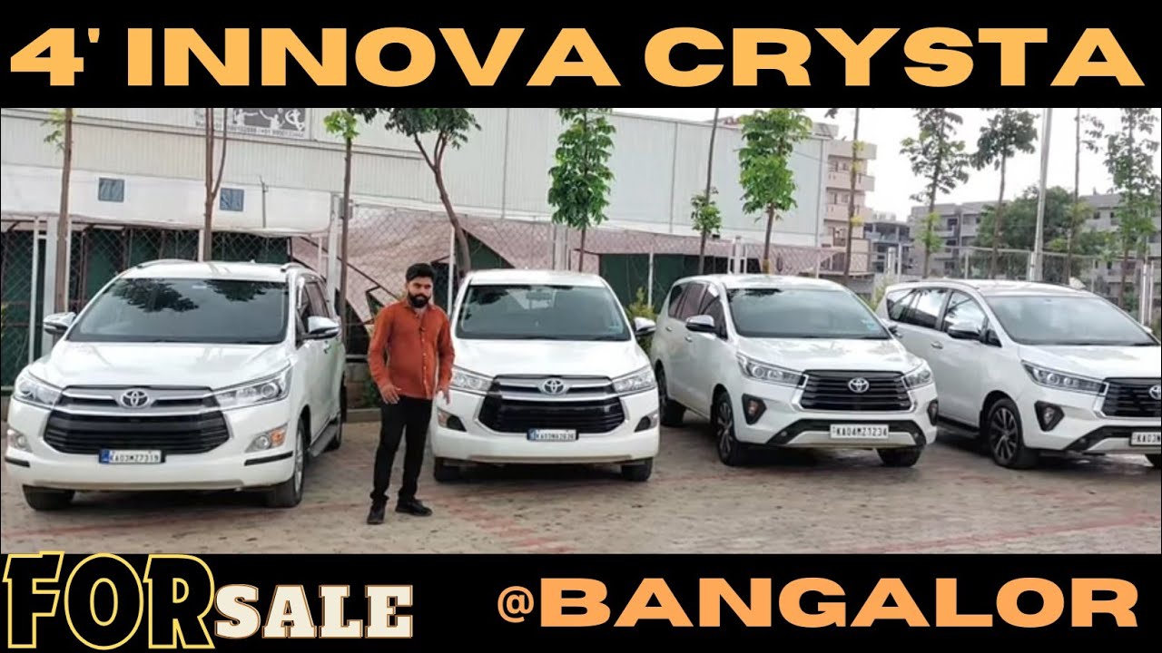4' INNOVA CRYSTA FOR SALE IN👆 BANGALORE 🚗