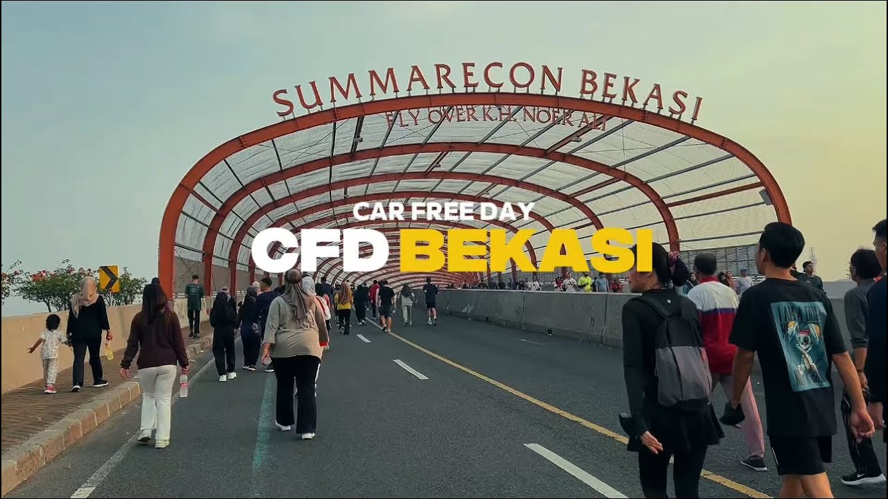 CFD (Car Free Day) Bekasi Lengkap Banget, Mulai dari Lokasi, Rute, Parkir, Makanan, DLL!