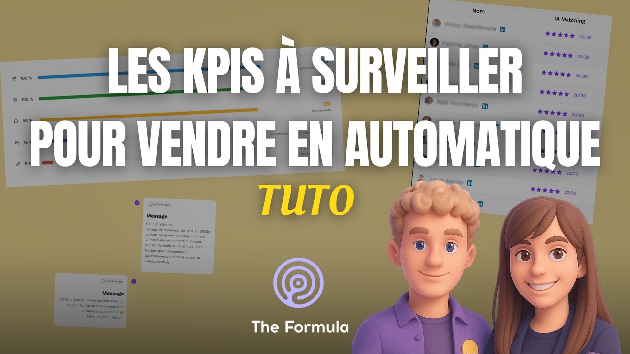 Tuto Agent IA Linkedin : KPIs, lire le dashboard et piloter ton funnel de vente mieux qu'un pro