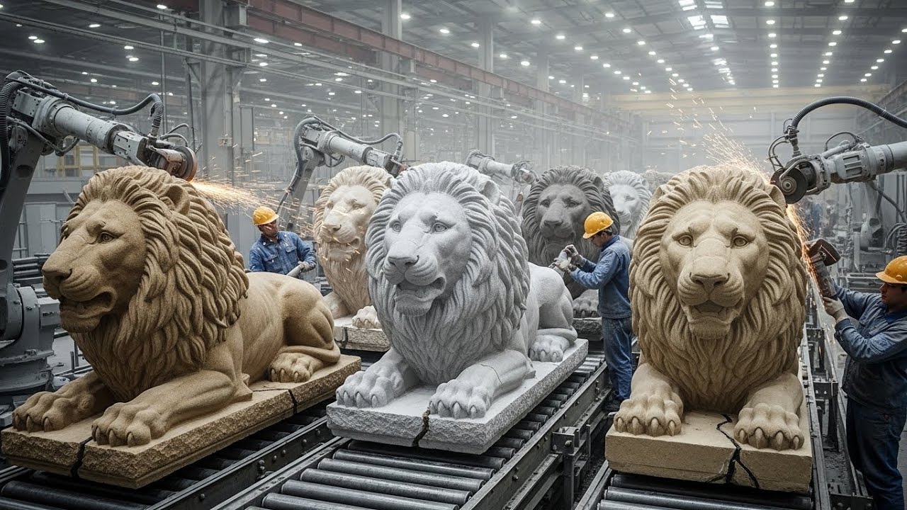 From Solid Stone to Fierce Guardian: Inside the Powerful Craft of Stone Lion Sculptures