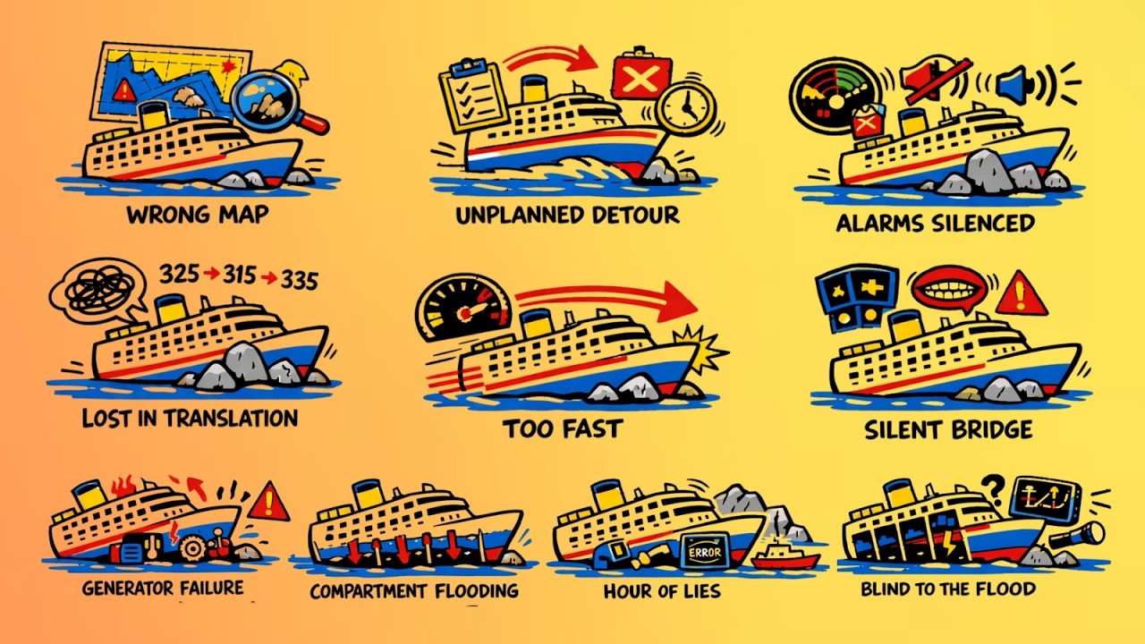 Every Reason Behind the Costa Concordia Explained in 12 Minutes