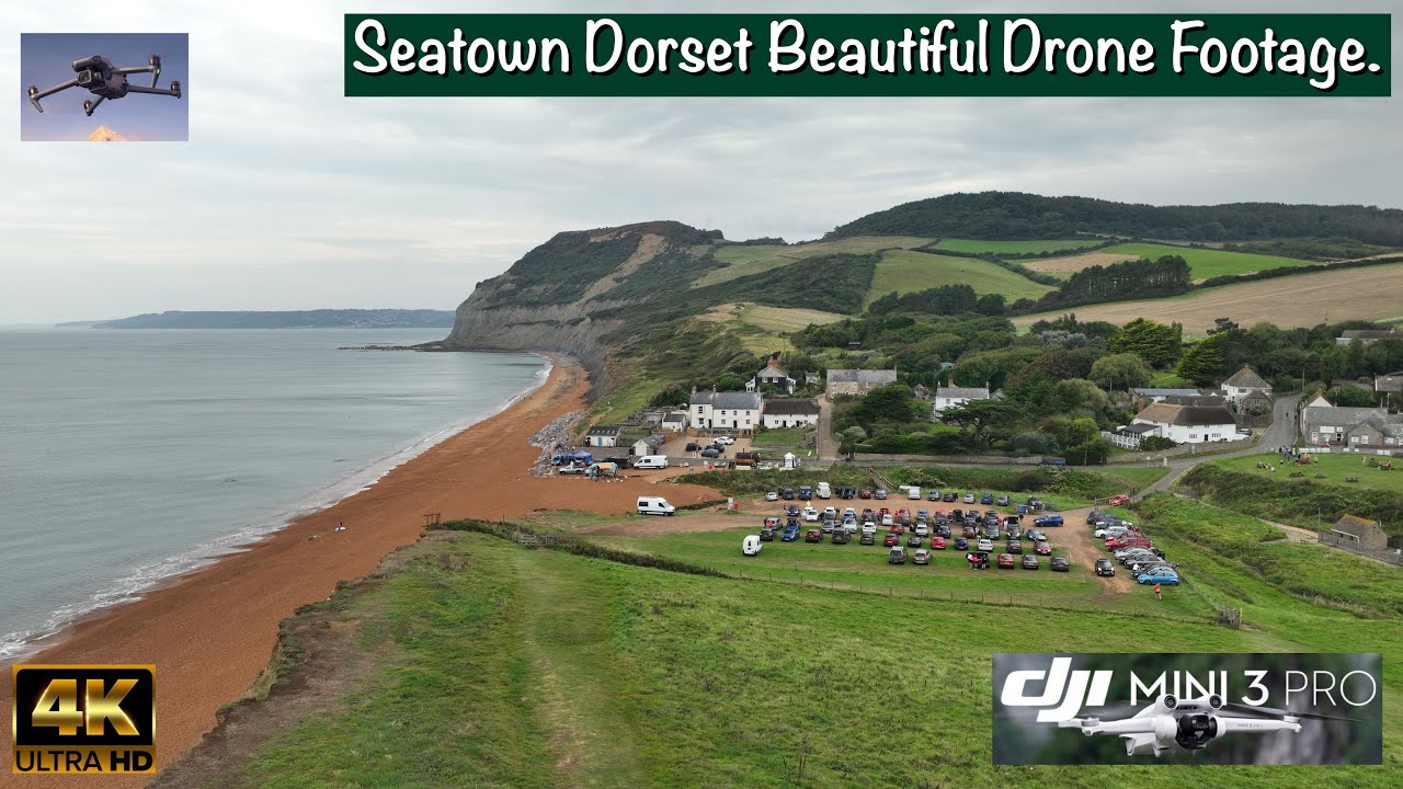 Seatown Dorset Drone Flight | Breathtaking Coastal Views 4K