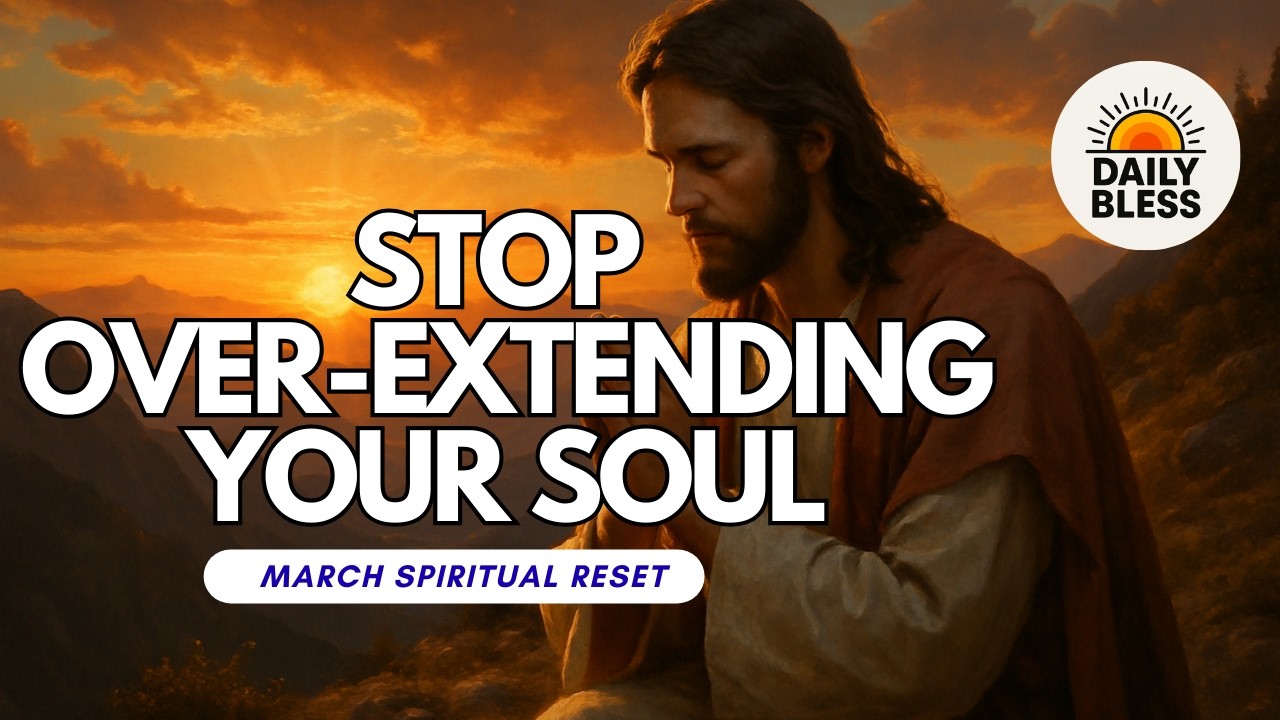 🛑 STOP. You&rsquo;re over-extending your soul. (March 4 Reset) ⚓🌿