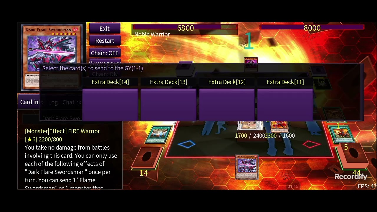 One card combo Infernoble deck febrero 2026 