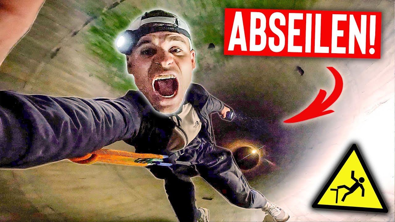 Wir seilen uns in EUROPAS größtes BUNKERSYSTEM mit @stephanpütz !🪢 Grenzerfahrung in 40 Metern Tiefe
