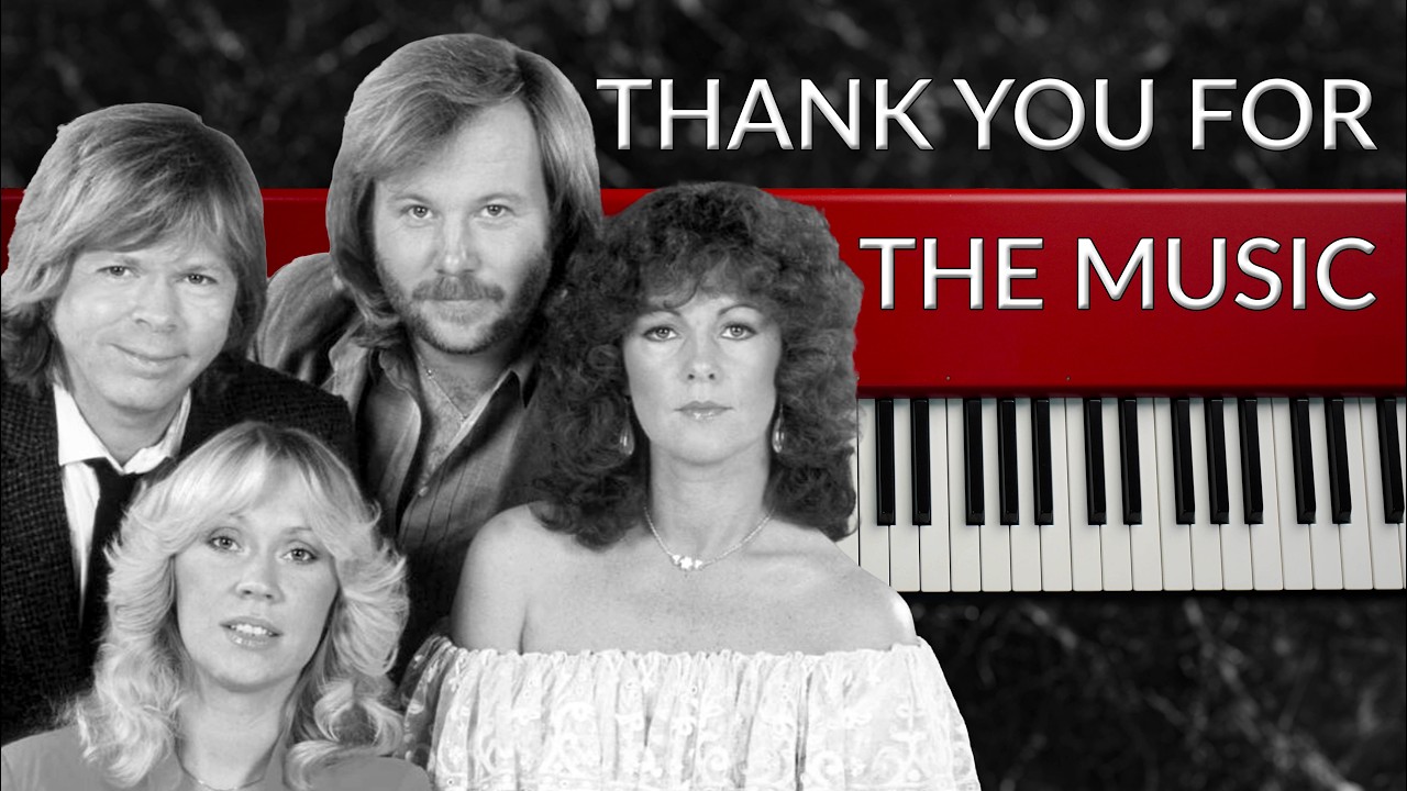 How to Play 'Thank You for the Music' by ABBA | Piano Tutorial