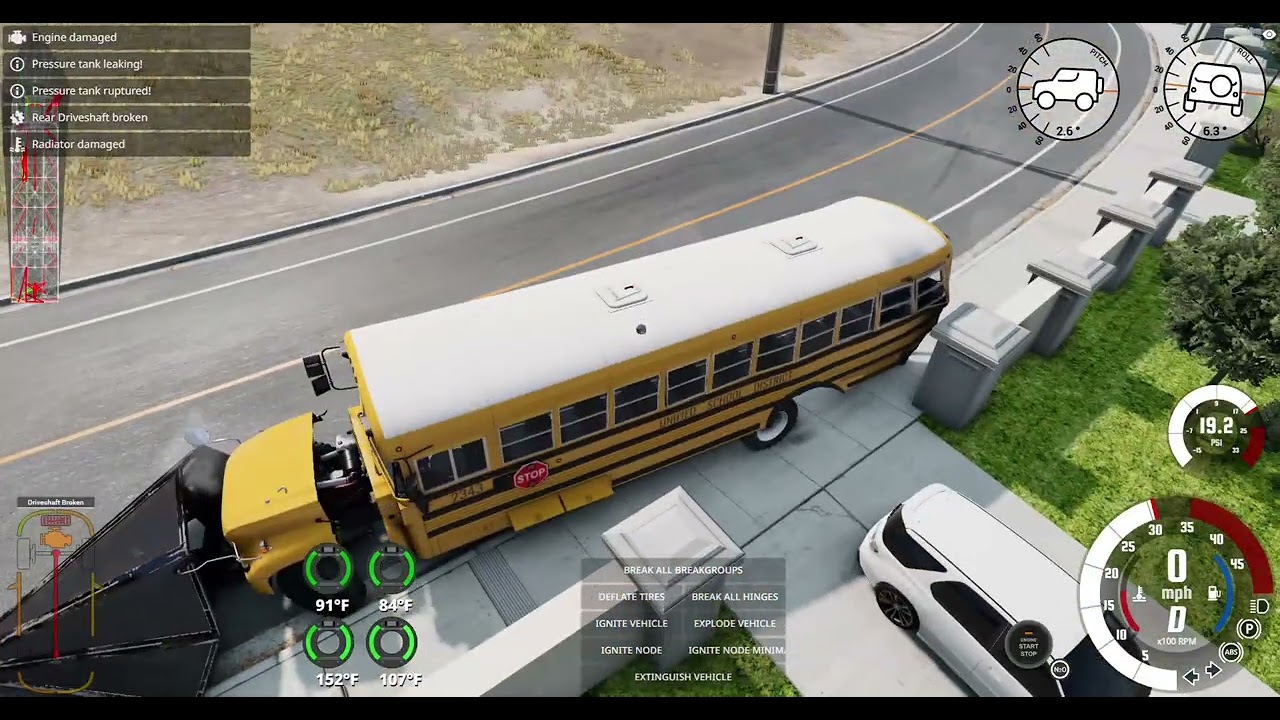 BeamNG drive   running from the police