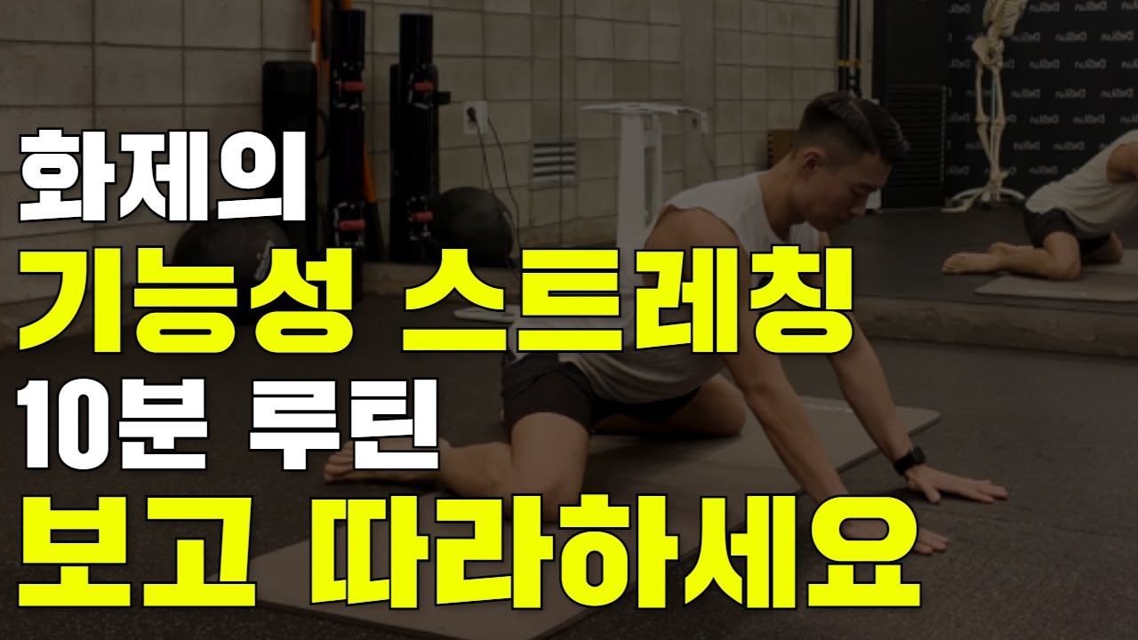 화제의 기능성스트레칭 매일 10분 운동루틴 (몸이 달라집니다.)