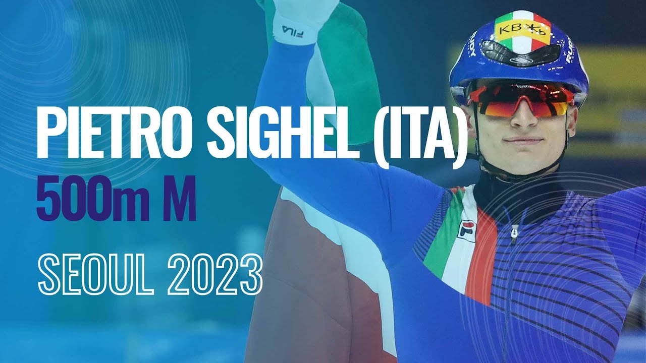 Pietro SIGHEL (ITA) | Winner | 500m M | Seoul | #WorldShortTrack