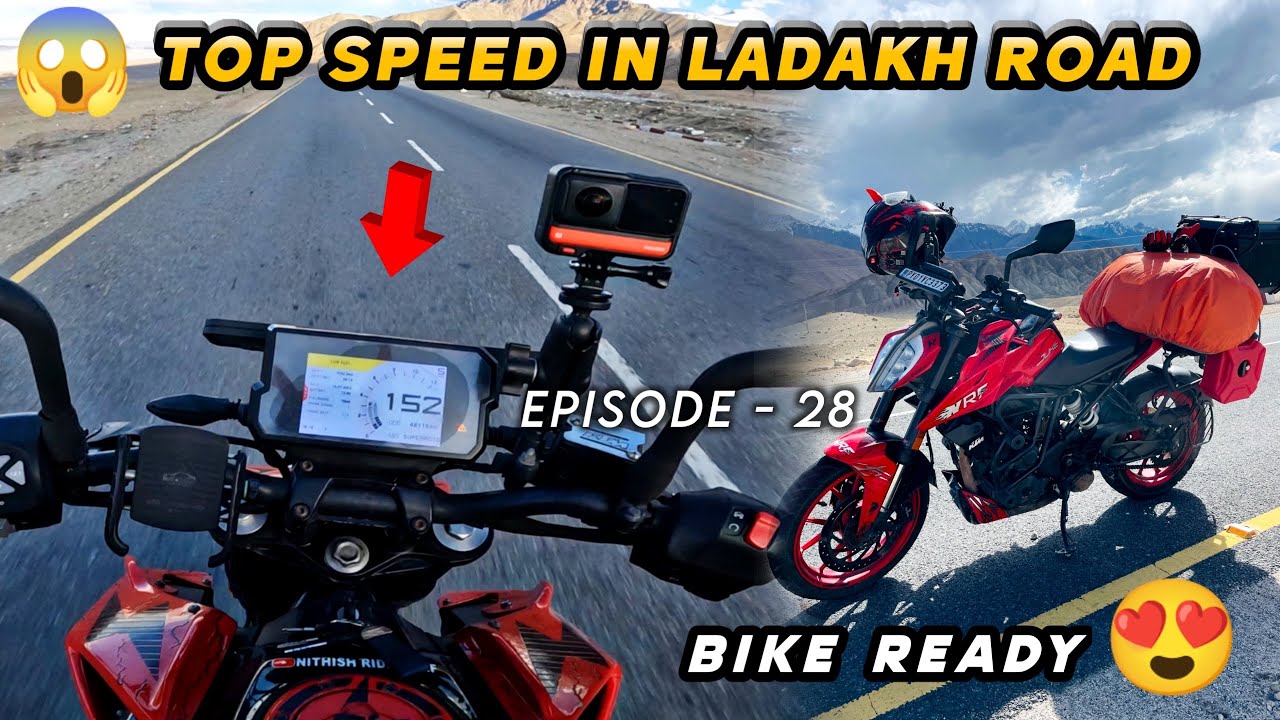 😱Top Speed in Leh Road🔥| Finaly We Reached Ladakh😍 | 😈We Never Give Up NRF Episode - 28