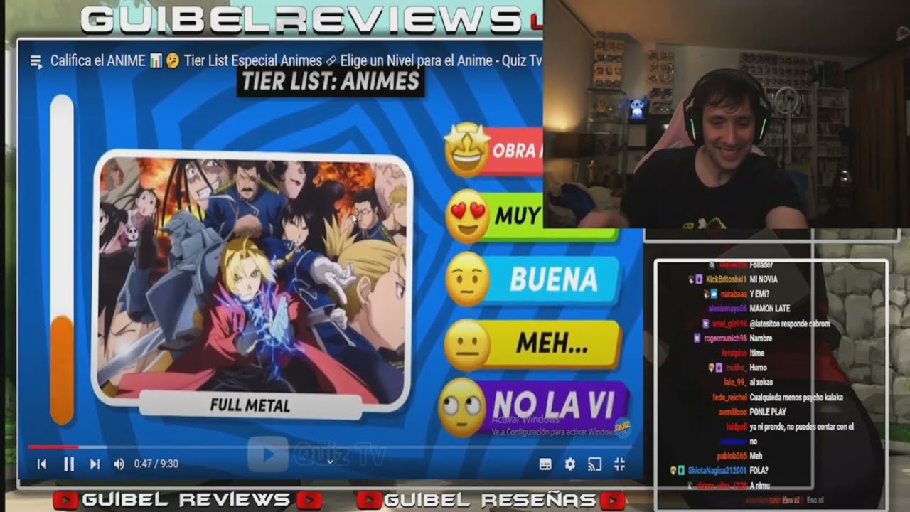 GUIBEL CALIFICA ANIMES