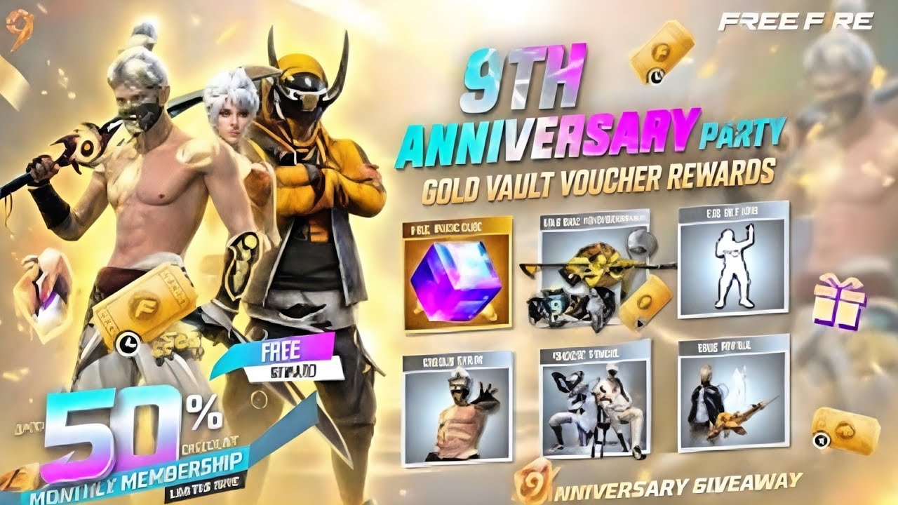 Gold Vault Voucher 💥 Ob54 Update Free Rewards 🤯🥳| free fire new event | new event free fire