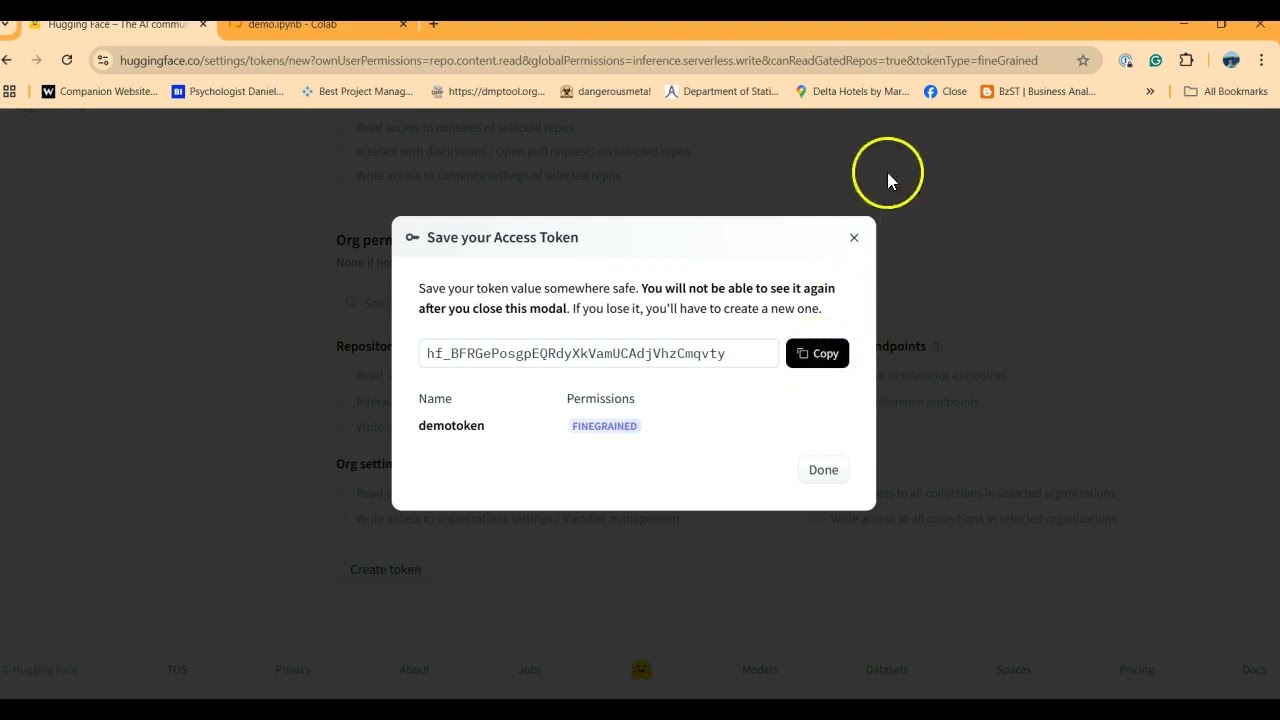 Hugging Face Tokens - Google Colab Secrets - Access Tokens