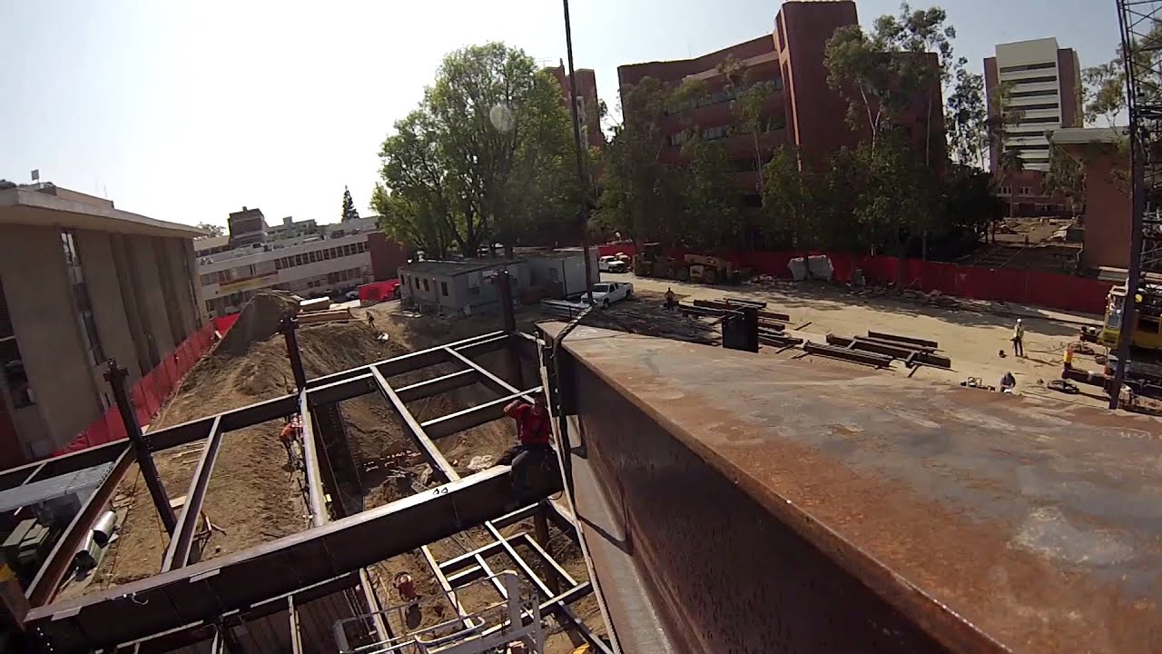 Wallis Annenberg Hall Construction - Flying Steel