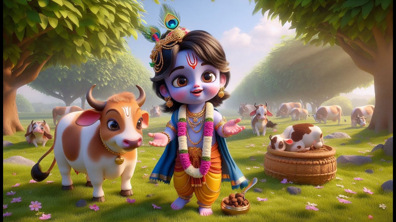 Choti Choti Gaiya Chote Chote Gwal | छोटे-छोटे ग्वाल, छोटी-छोटी गैया | Little Krishna Bhajan 2025