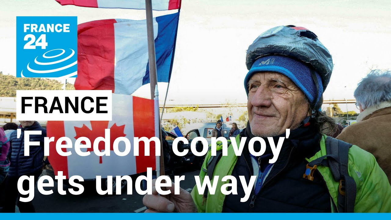 French 'freedom convoy' gets under way in protest at Covid-19 restrictions &bull; FRANCE 24 English