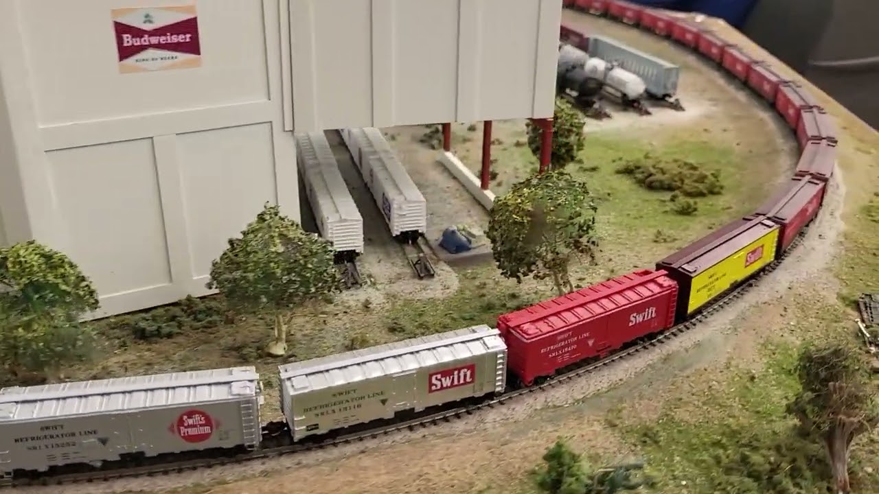 N Scale Layout At Papa Ben's Train Place In Houston, Texas June 11, 2022.