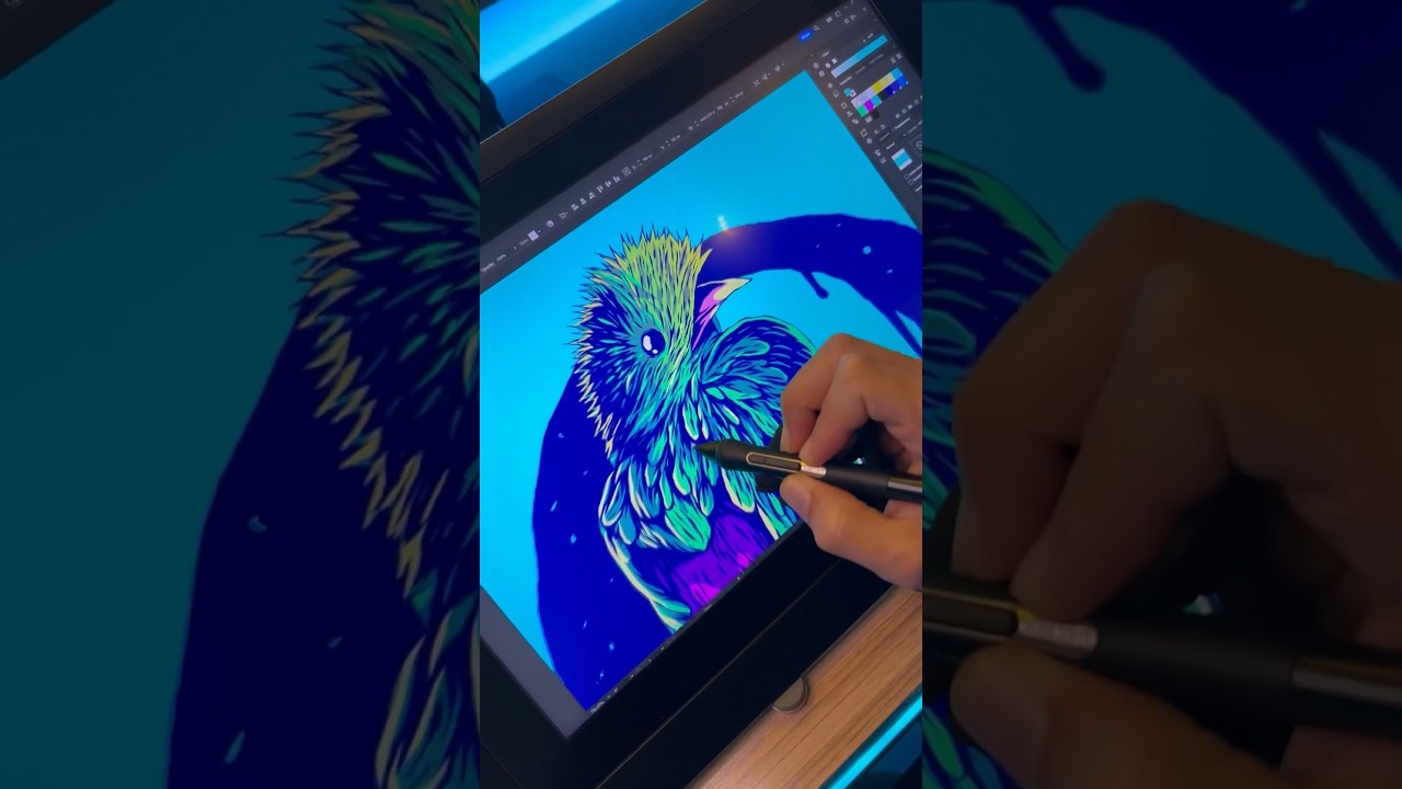 Quetzal Artwork in Adobe Illustrator ✍️✨ #art #drawing #illustration