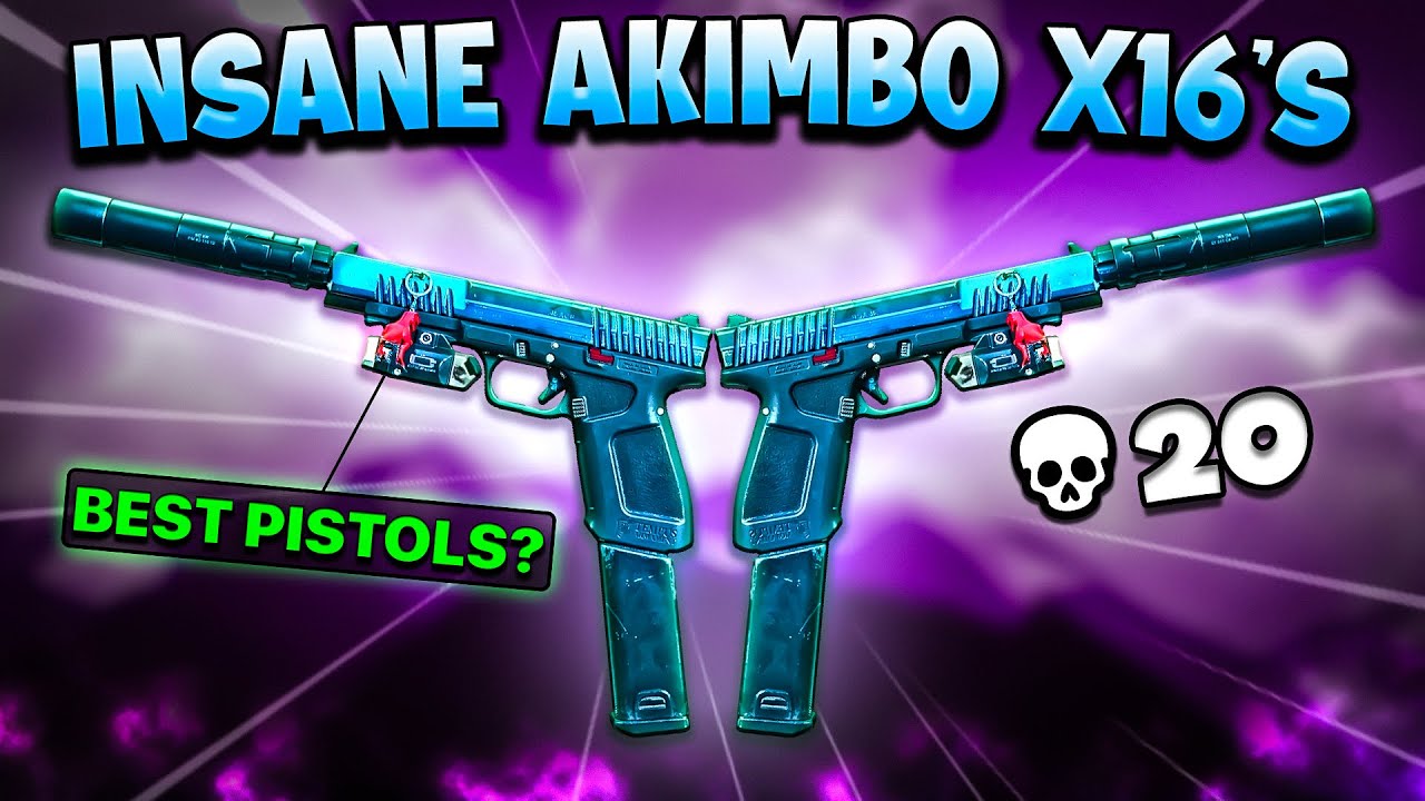 the AKIMBO X16's are BROKEN on Rebirth Island! 🤯 *Best X16 Class* (Season 6 - Warzone)