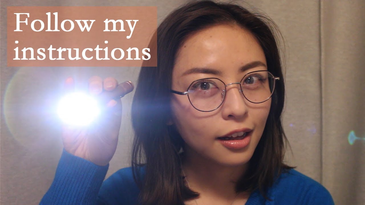 [ENG] ASMR | Follow my instructions | light movement💡| soft spoken
