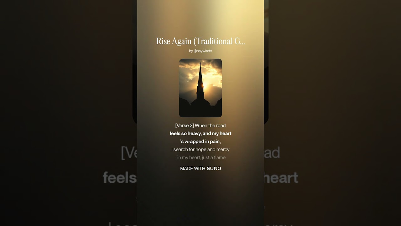Rise Again (Traditional Gospel)