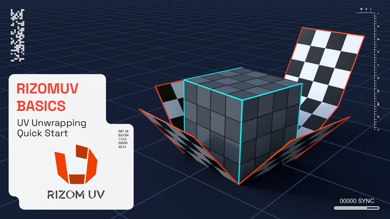 Основы RizomUV (2024): Быстрый старт UV-развёртки