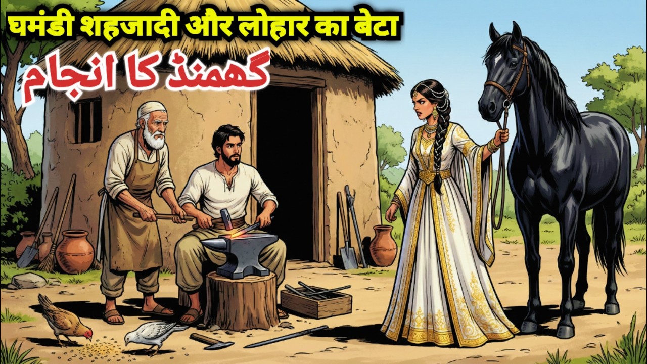 Ghamandi Shahjadi Aur Lohar Ka Beta l Moral Stories #urdustories 