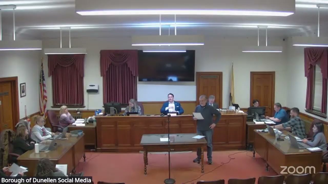Dunellen Borough Council Meeting - 1/20/2026