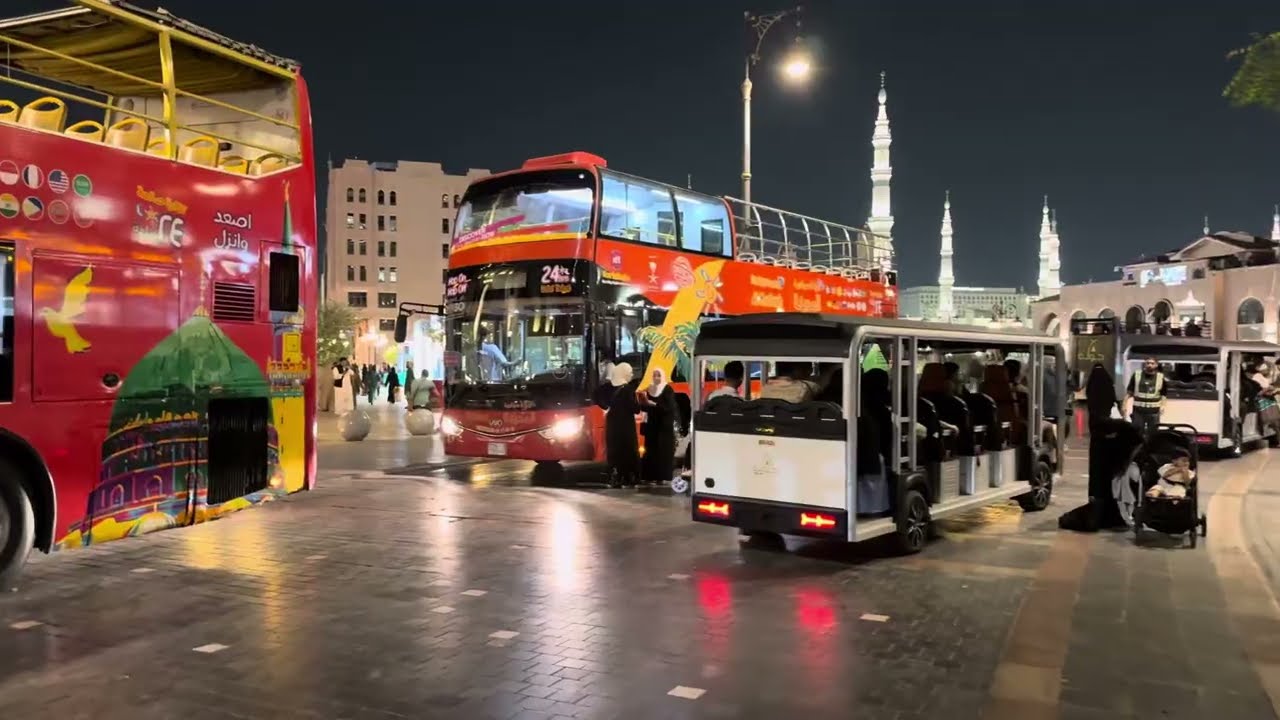 مسائيات جميلة حول مساجد العيد على زمن النبي ﷺ بجوار المسجد النبوي والتعريف بمواقف الحرم 