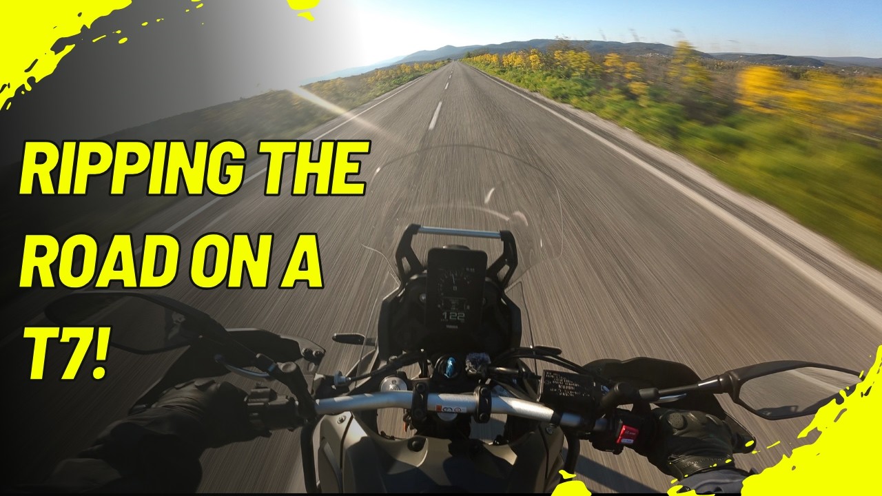 Top Speed + Fast Corners on the Tenere 700 – Adventure Bike Beast Mode!