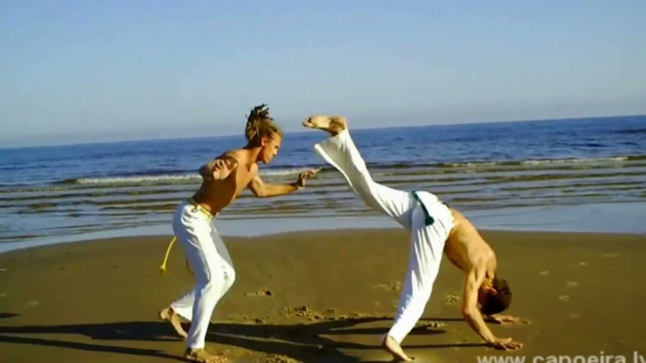 Capoeira on the beach
