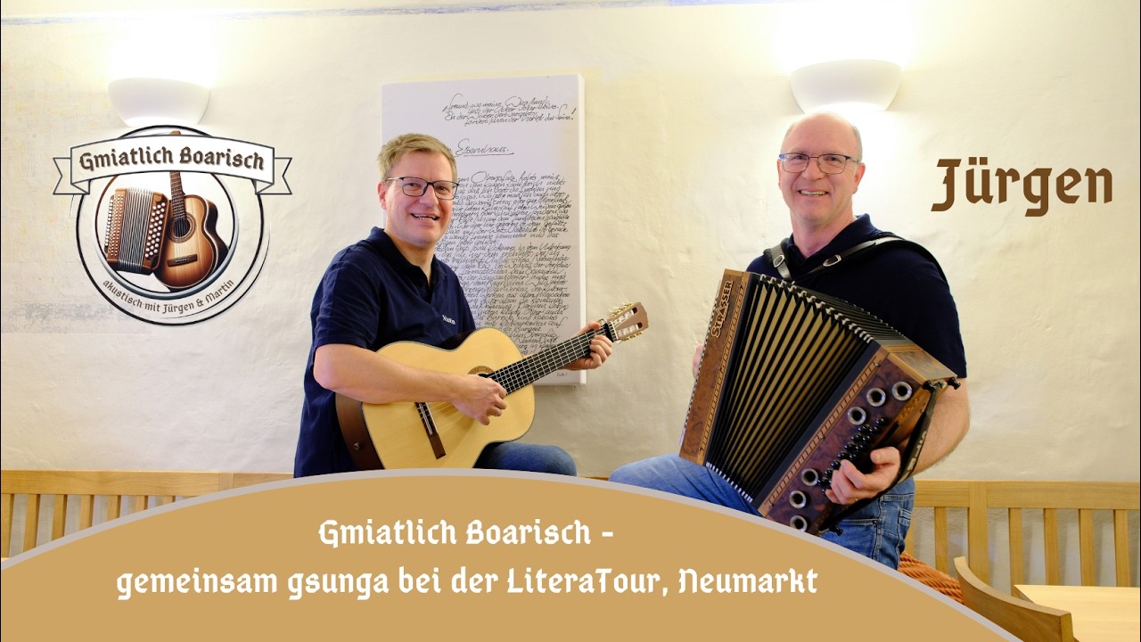 Gmiatlich Boarisch gsunga - gemeinsam gsunga bei der LiteraTour, Neumarkt