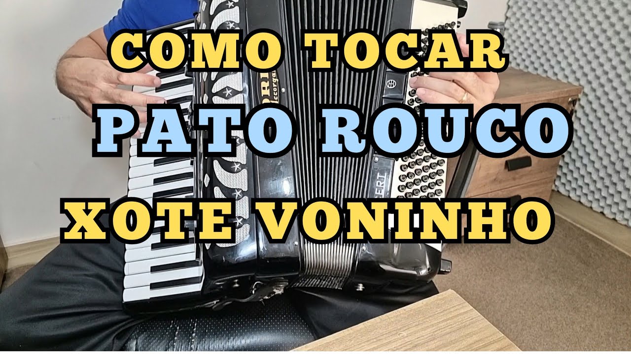 Como Tocar- PATO ROUCO -VONINHO- SOLO COMPLETO #aulasonline #sanfona @MisaelAcordeonista