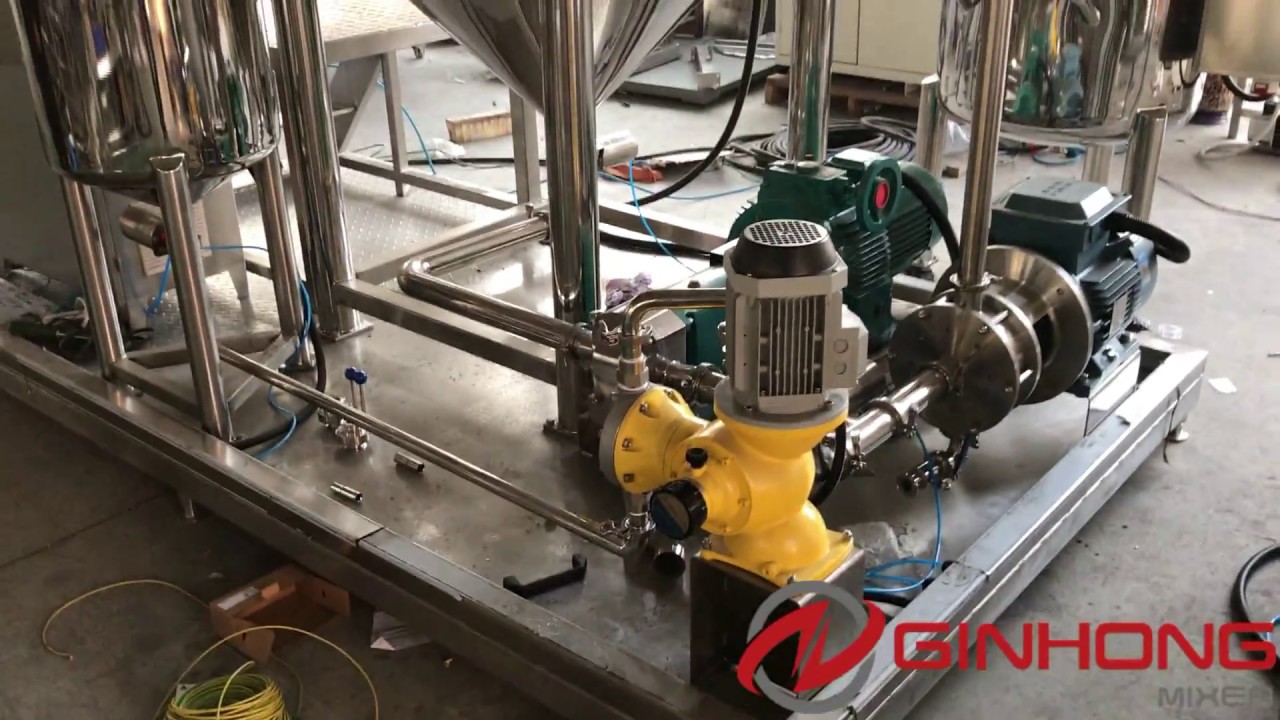 1000 liters mayonnaise manufacturing process system for catering