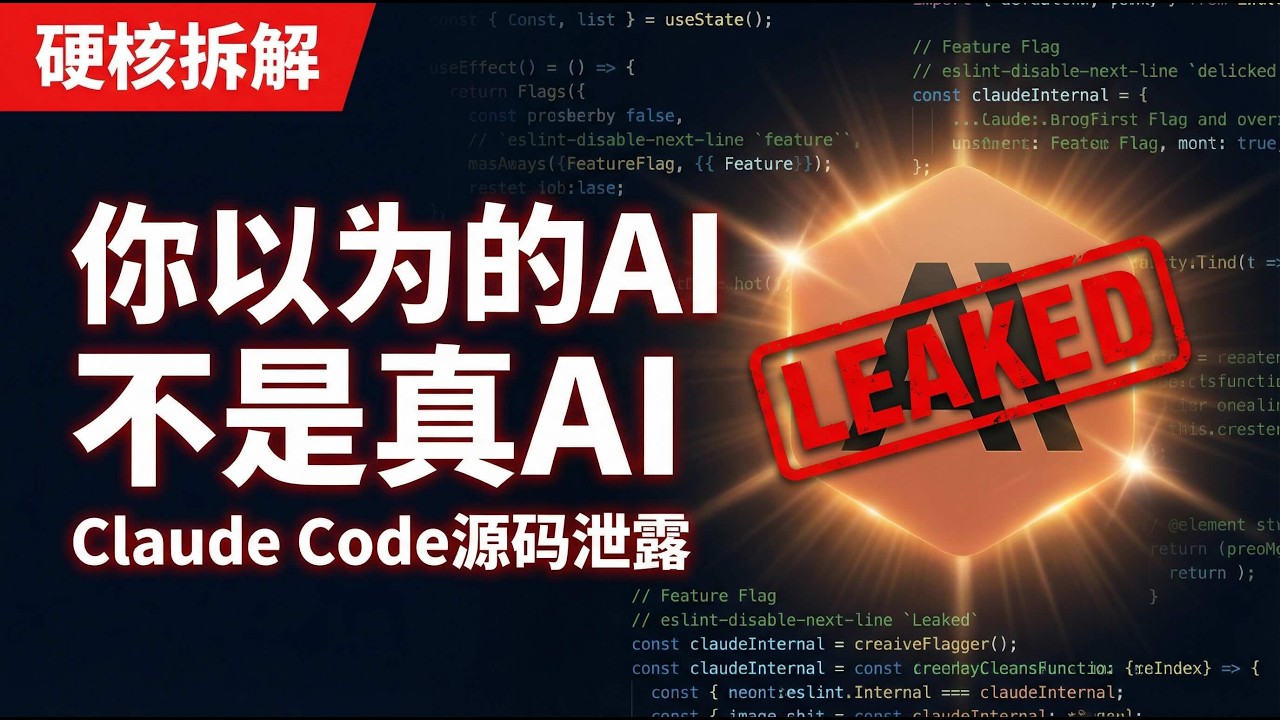 Claude Code源码泄露：你以为的AI不是真AI