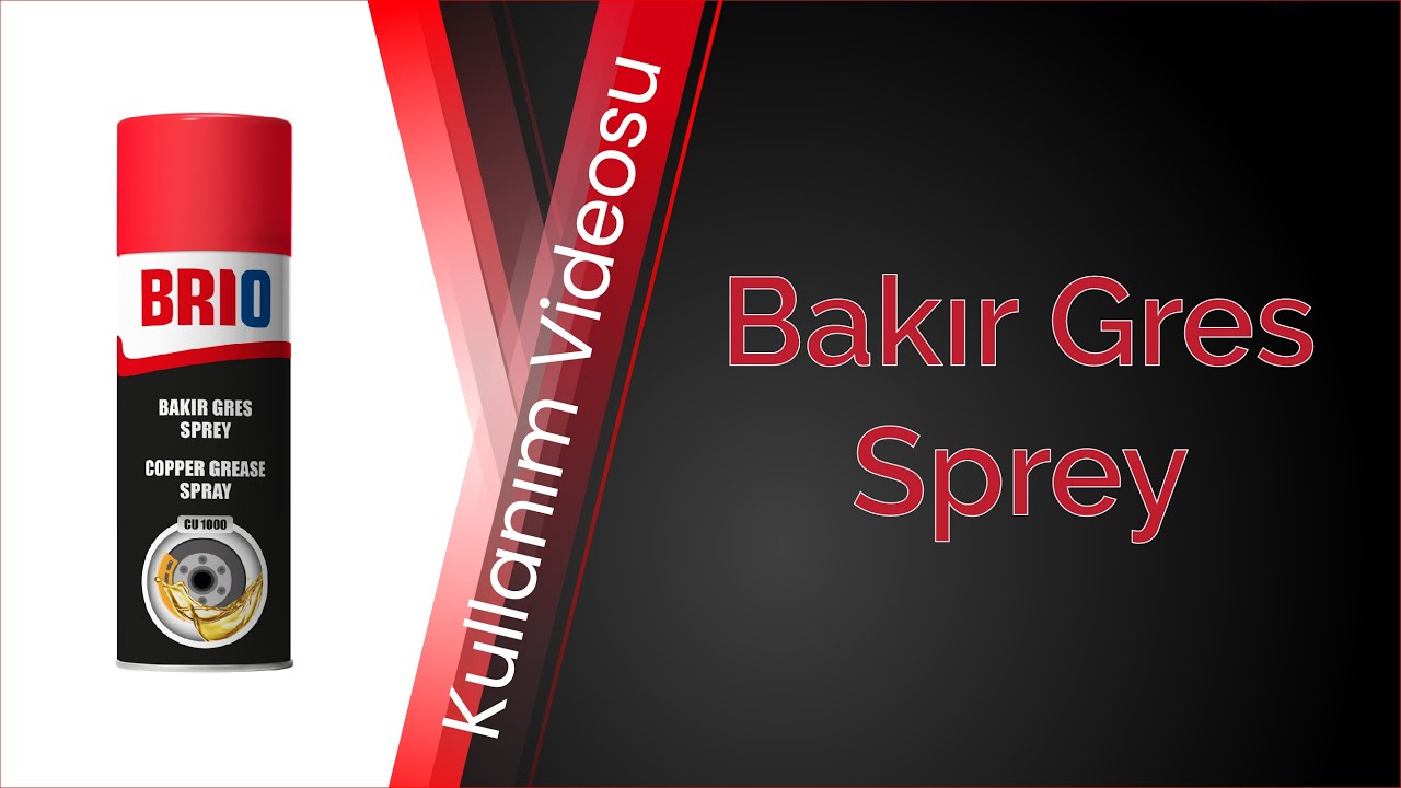 Bakır Gres Spreyi | Kullanım Videosu