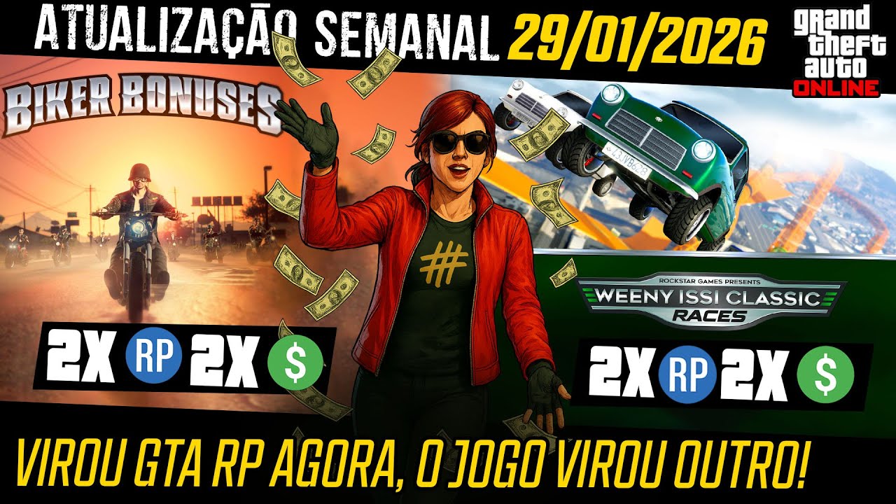 Atualização Semanal 29/01/2026 no GTA Online