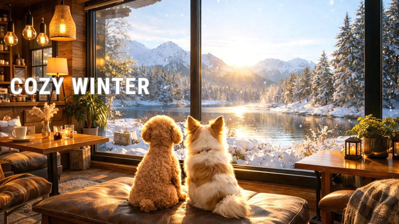 Relaxing Cozy Winter Music ☕ Gentle Bossa Nova for Focus (No Vocals)
