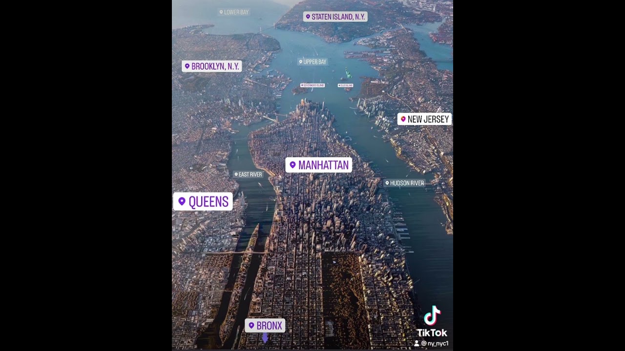 New York City Boroughs #NYC #NewYorkCity #Brooklyn #StatenIsland #Manhattan #TheBronx #Queens #USA