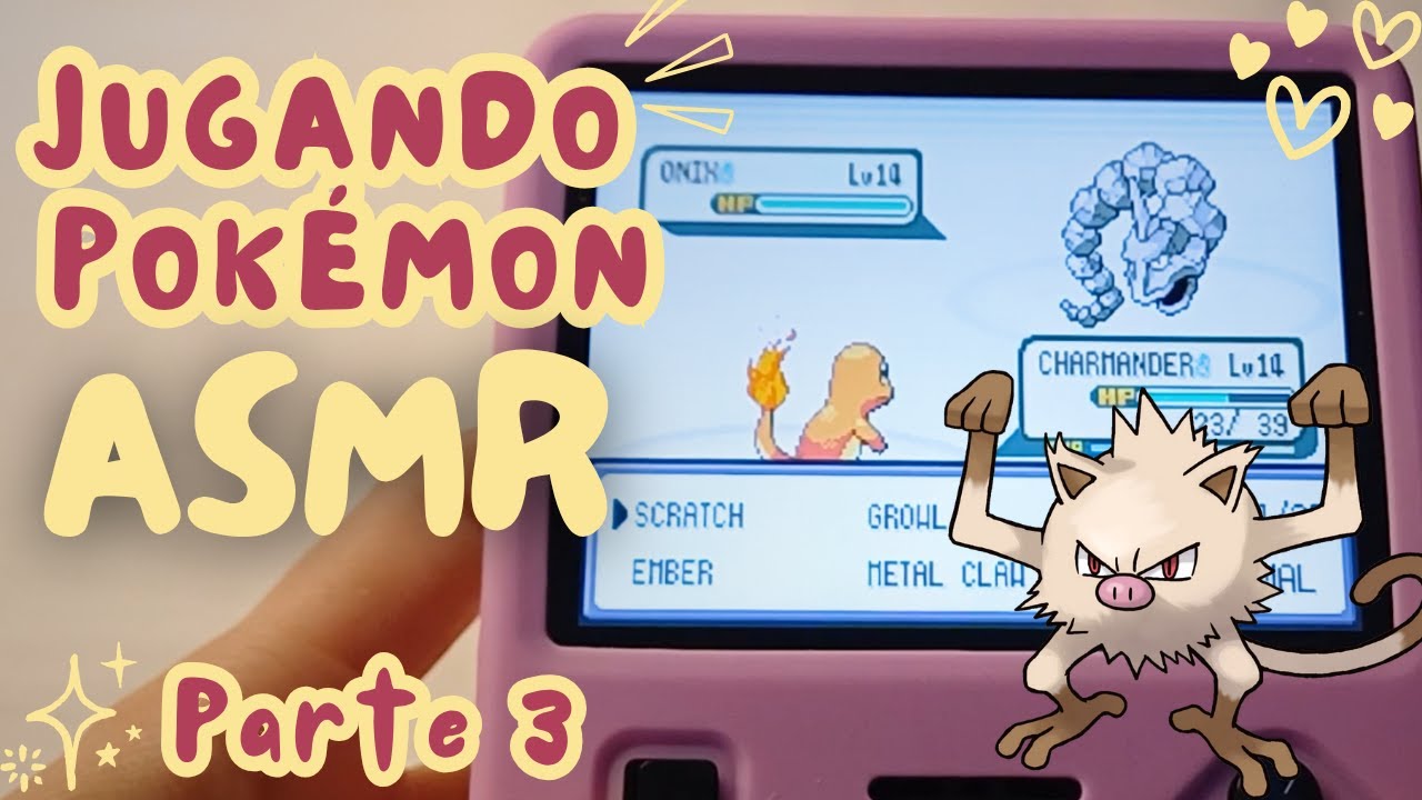 ¡Casi Perdemos! 😱 ASMR Pokémon Rojo Fuego Parte 3 | Combate Relajante con Brock 💤