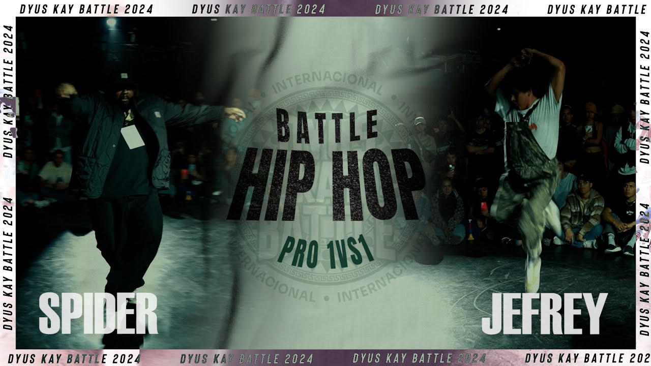 SPIDER 🇫🇷 vs JEFREY 🇵🇪 ( TOP 8 Hip Hop Pro 1 vs 1 )  DYUS KAY BATTLE 2024