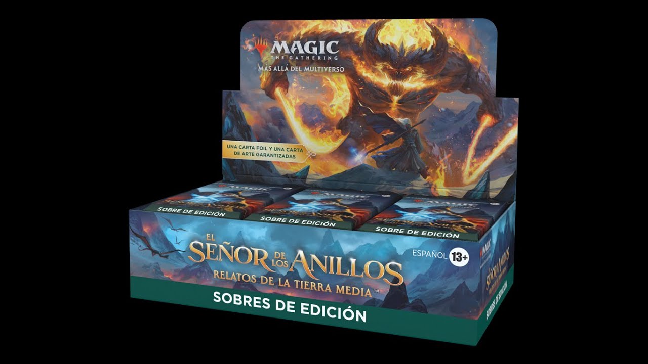 Apertura caja sobres set El Señor de los anillos MTG Unboxing