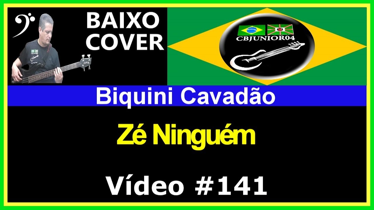 🇧🇷 Biquini Cavadão - Zé Ninguém (Baixo Cover) CBJUNIOR04