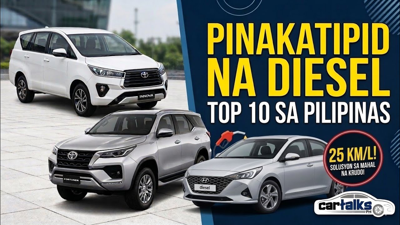 10 Fuel Efficient Diesel Cars in the Philippines | Car Talks PH