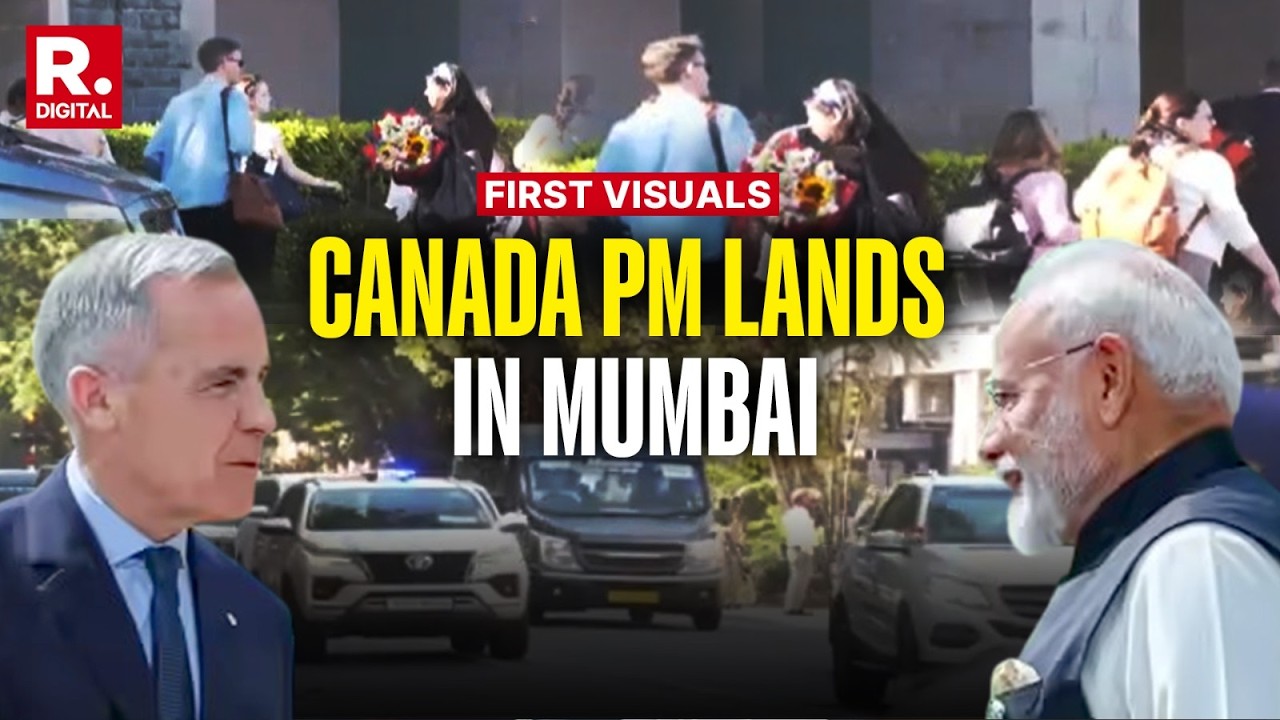 Canadian PM Mark Carney Arrives In Mumbai On His First Visit To India | First Visuals