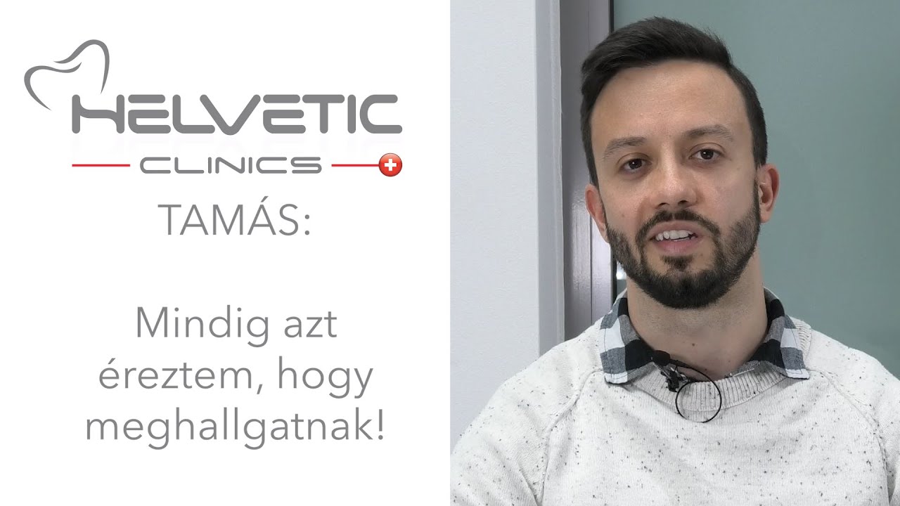 Tamás, elégedett páciensünk a Helvetic Clinicsben