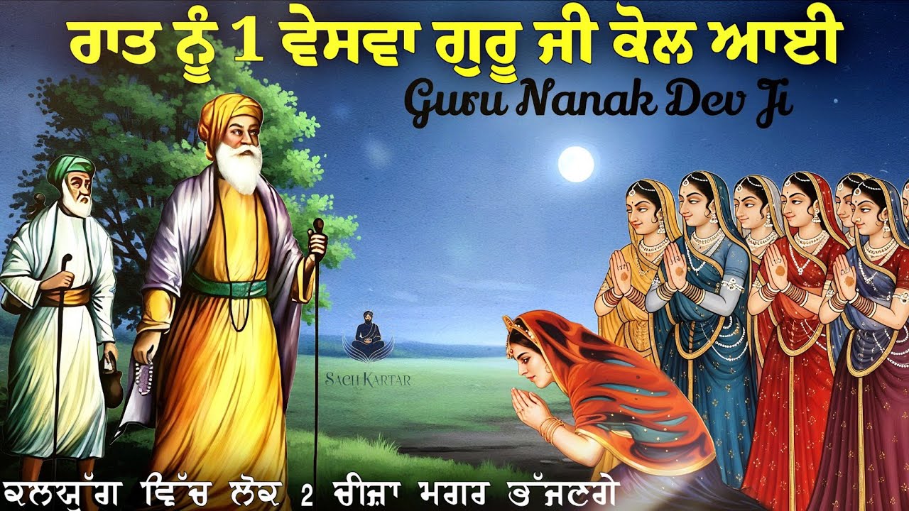 ਰਾਤ ਨੂੰ ਵੇਸਵਾਵਾਂ ਗੁਰੂ ਜੀ ਕੋਲ ਆਈਆਂ || Guru Nanak Dev Ji || Sach Kartar