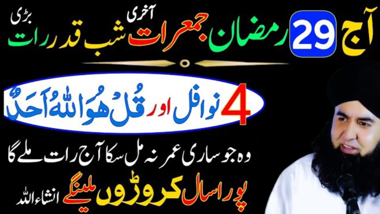 29 Ramzan Shab e Qadr 4 Nafil Namaz Ka Tarika | Surah Ikhlas Wazifa | Shab-e-Qadr Ki Fazilat 2026 
