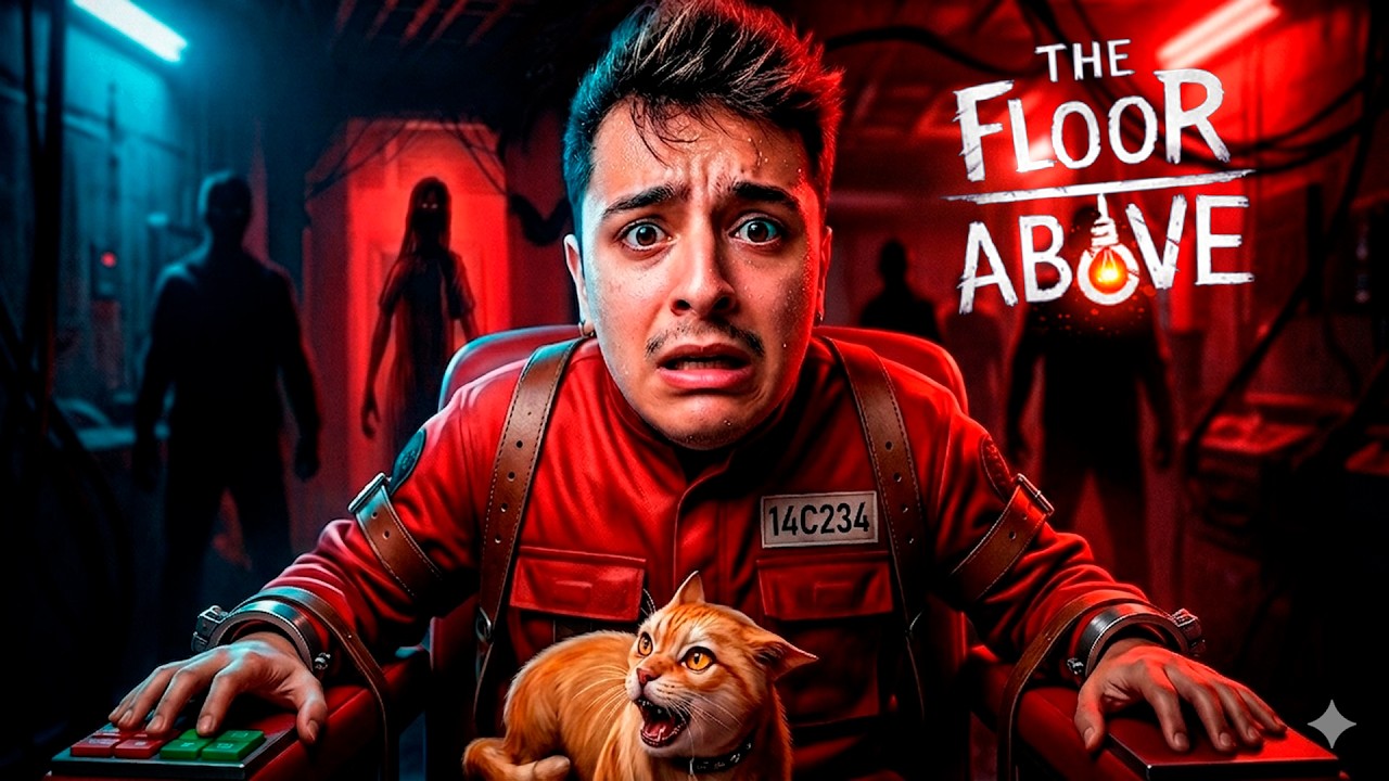 QUASE INFARTEI COM ESSE JOGO DE TERROR 😱😱 | THE FLOOR ABOVE - LOUD CORINGA