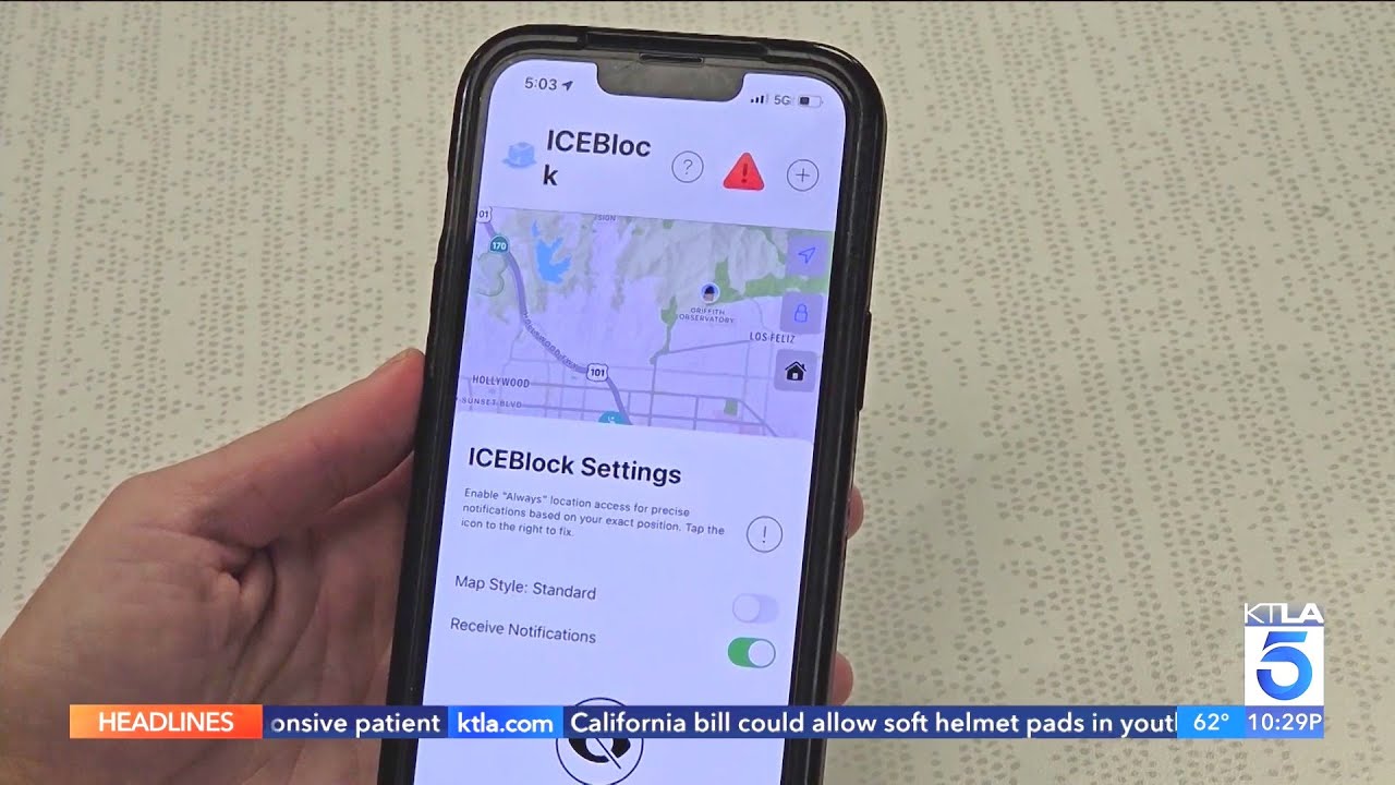 ICEBlock app allows users to report ICE sightings in their area